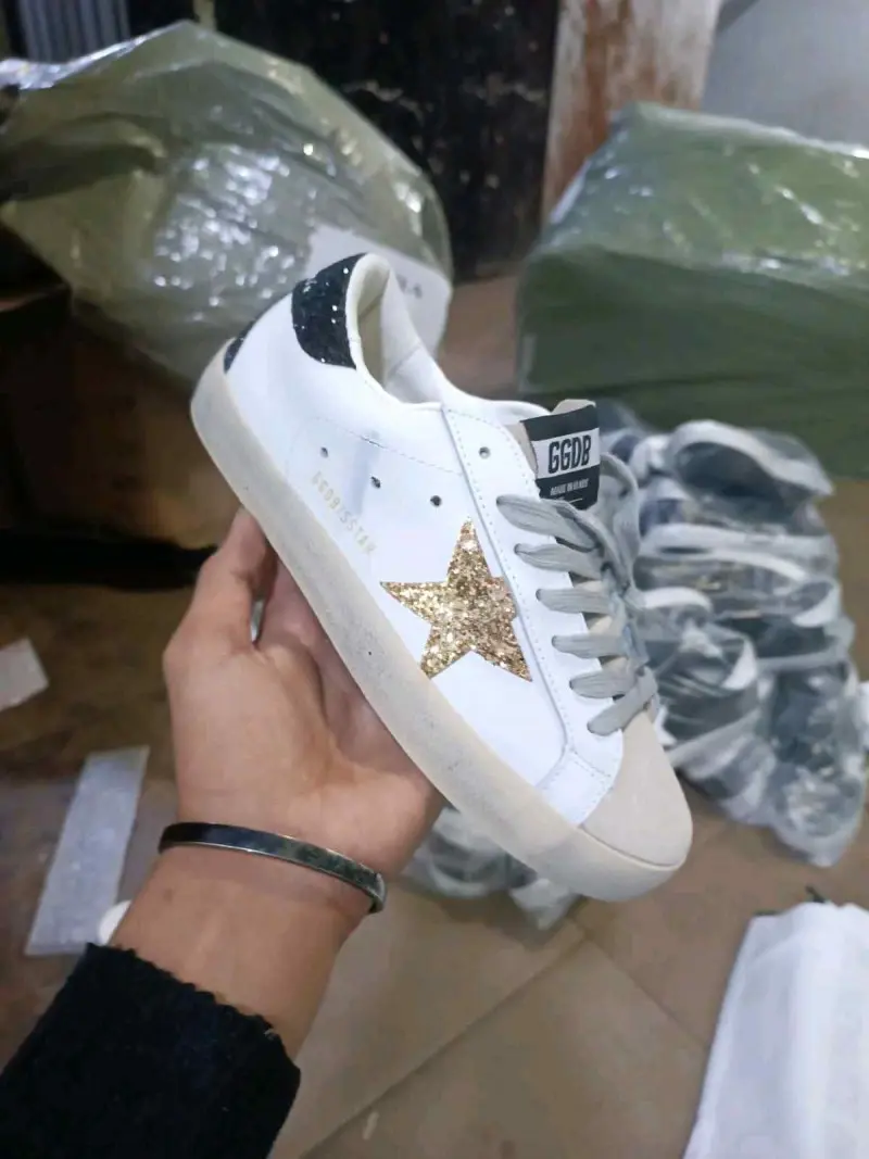 Golden Goose Gold White Black - Image 5