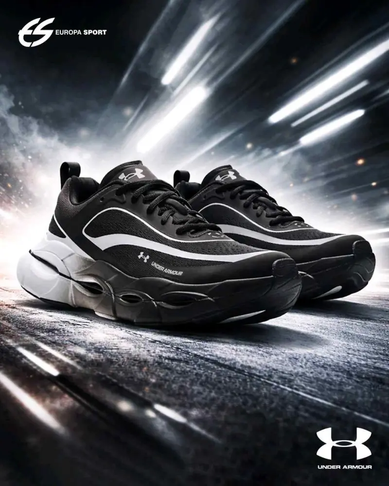 UA Halo Racer Black Distant Gray