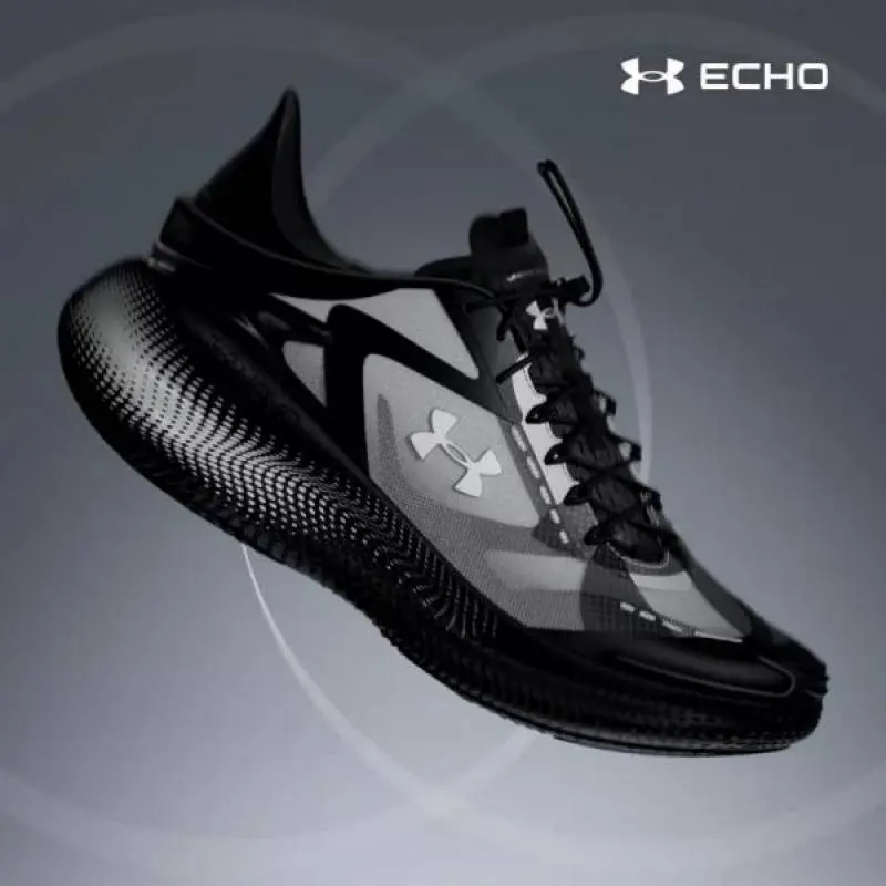 Under Armouur Hovr Echo Slipspeed Black white - Image 5