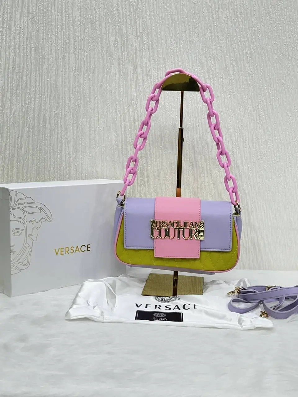 Versace Jeans Couture Sling Shoulder Bag With Original Box - Image 3
