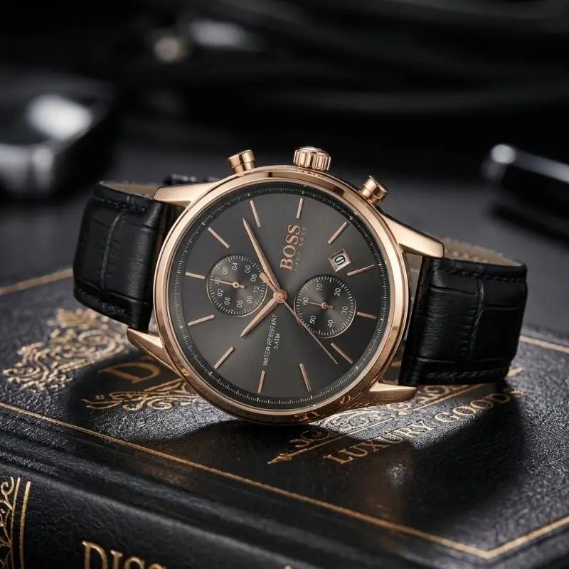 Hugo Boss Jet Chronograph Black-Copper