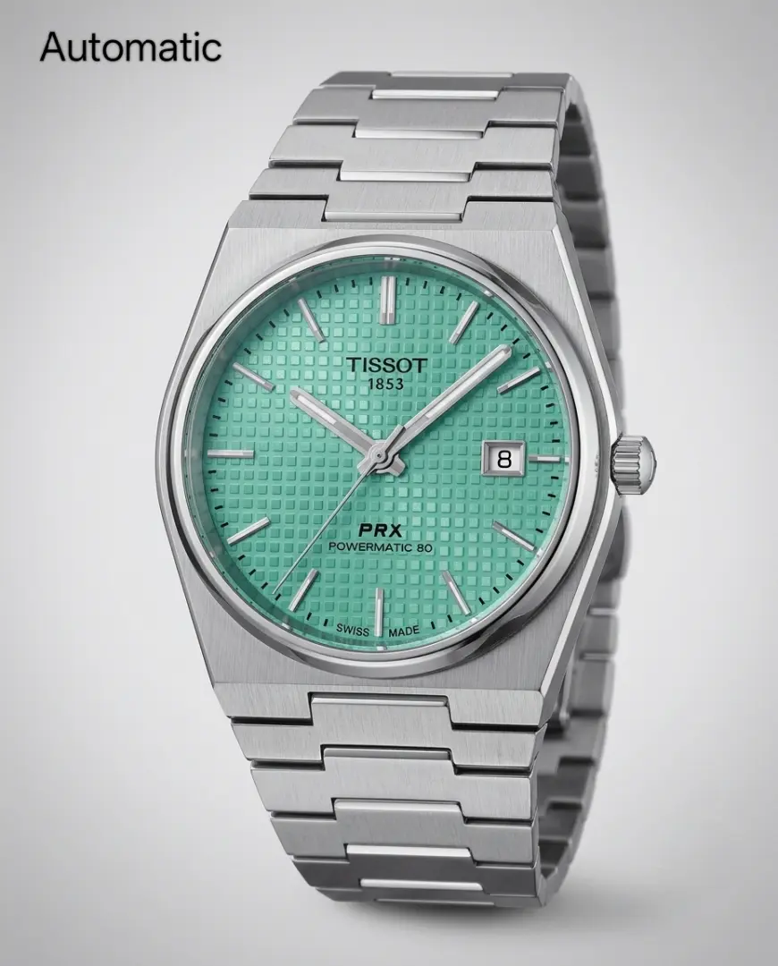 Tissot 1853 Prx Automatic Top Quality Silver-Tiffny