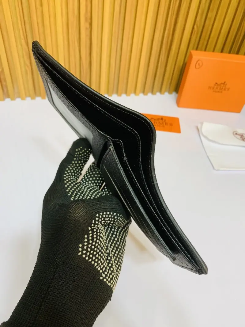 201 HERMEZ FULL BLACK PREMIUM QUALITY WALLET WITH BOX - Image 6