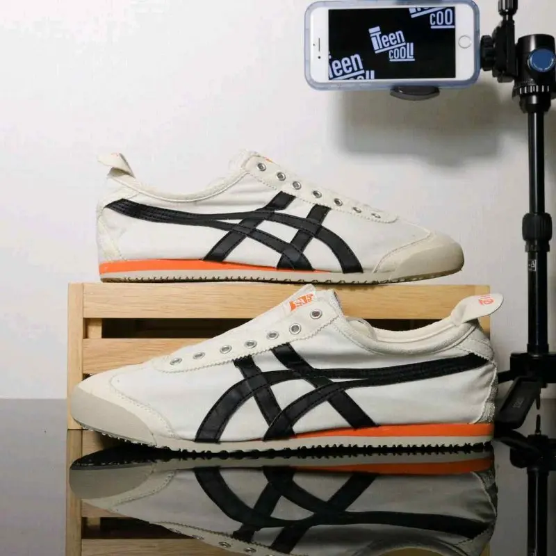 Onitsuka Tiger Mexico 66 White Black Orange 3049 - Image 5