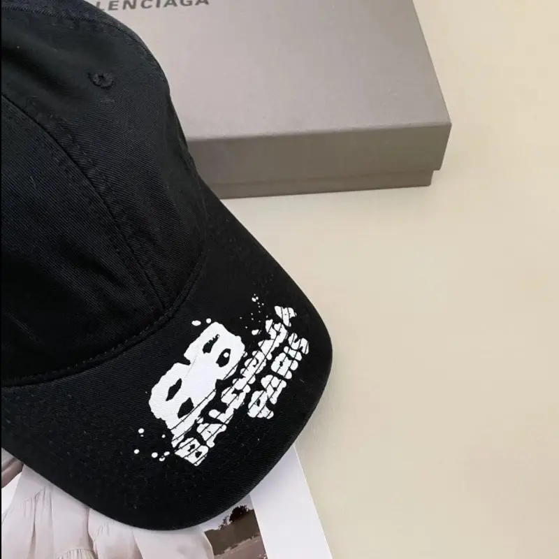 Balenciaga Bb Paris Black Premium Unisex Cap (With Safety Box) - Image 3
