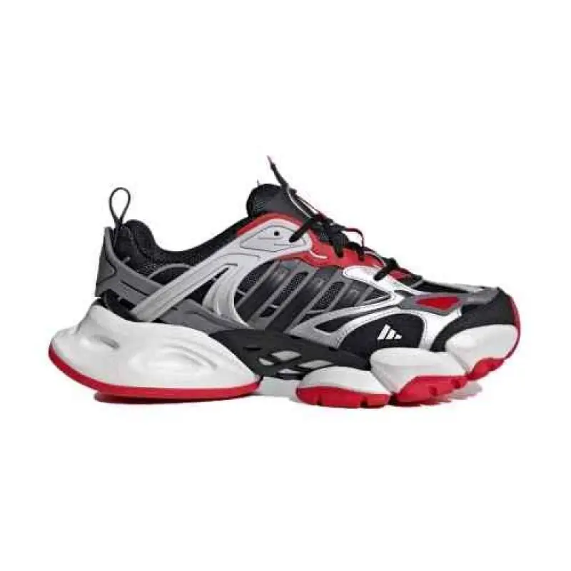 Adidas Vento XLG Runner Deluxe Black Silver Red 968 - Image 5