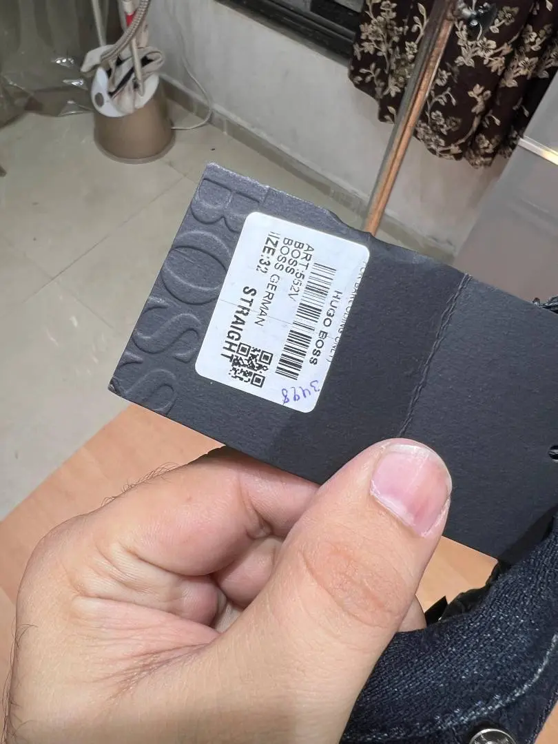 Bos Green Shade Premium Imported Stretchable Lycra Fabric Straight Fit Denim with Metal Logo Sale Offer 3498 - Image 4