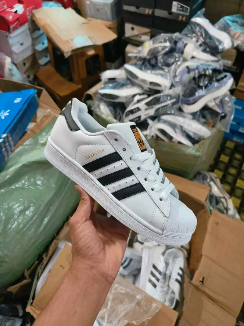 Adidas Superstar White Black 2655 - Image 5
