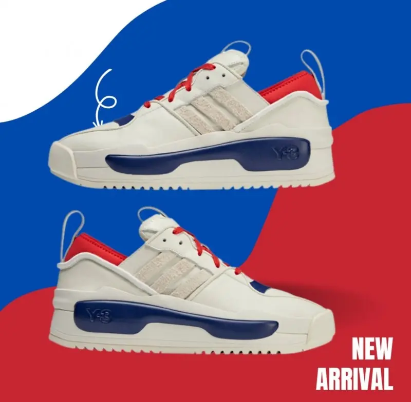 Adidas Y 3 Rivalry White Blue Red - Image 6