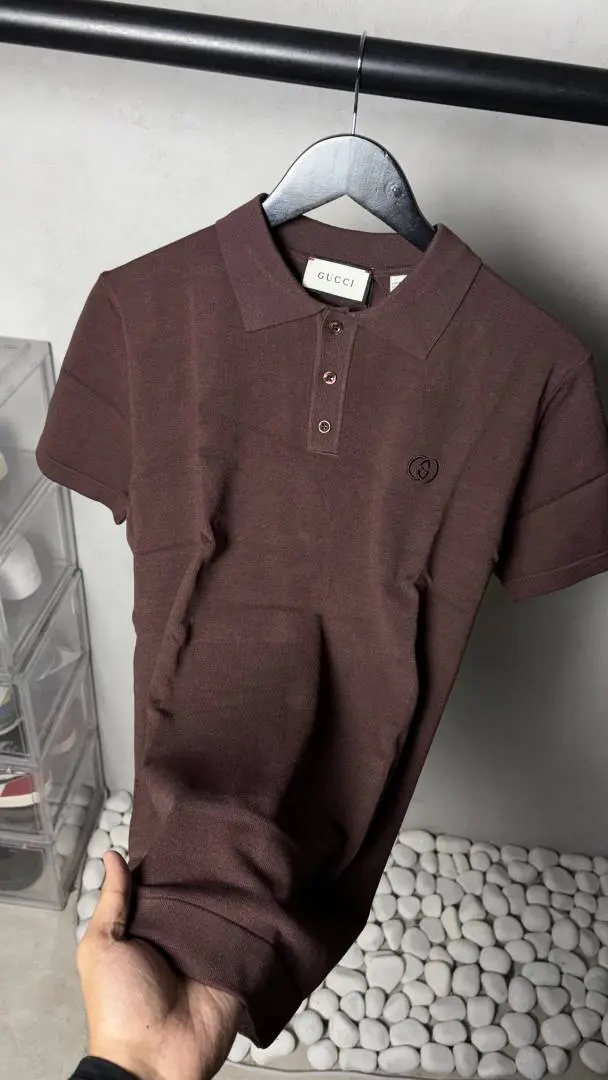 Gucci Premium Knit Polo T-Shirt 1781 - Image 3