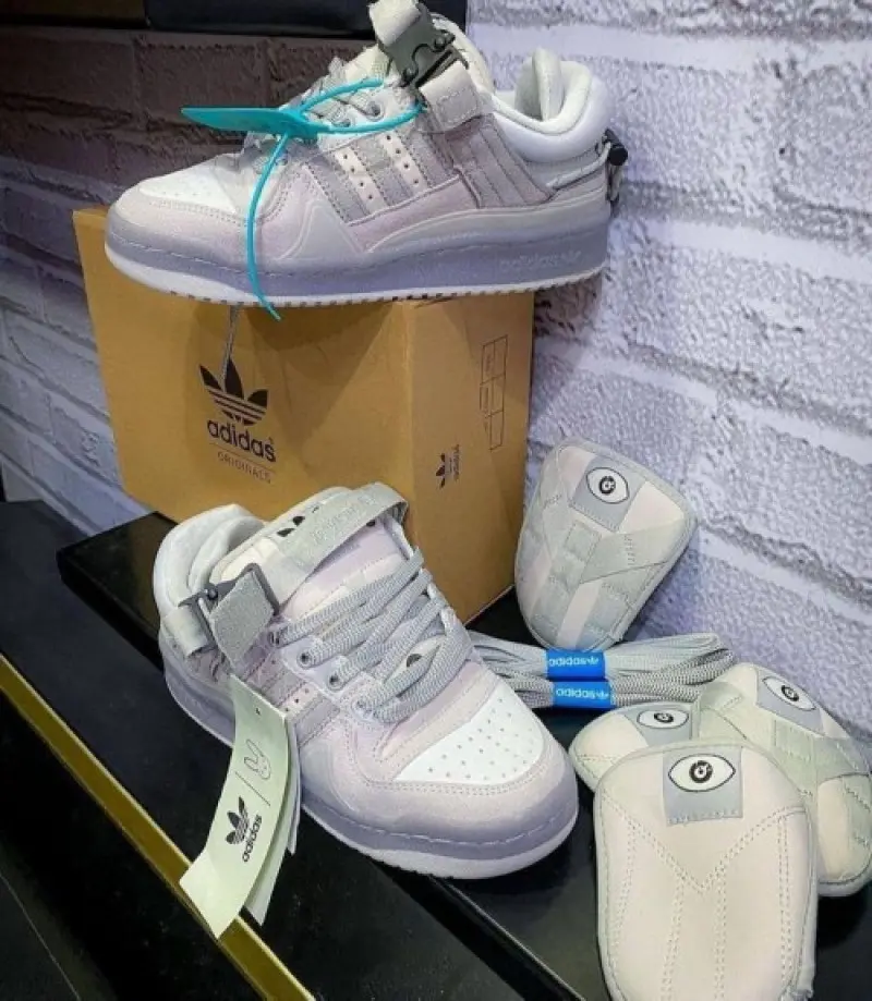 Adidas bad bunny grey - Image 3