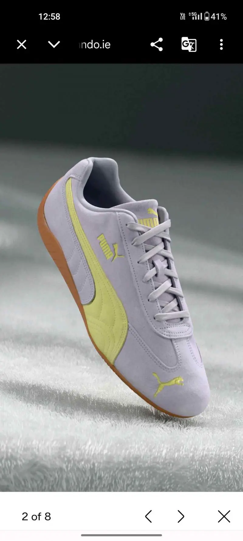 Puma Speedcat OG LilacYellow Sneaker - Image 3