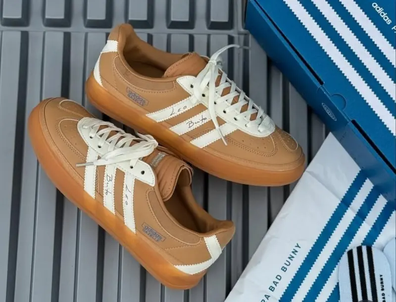 Adidas Bad bunny x lionel messi x s gazelle indoor Fix 607 - Image 3