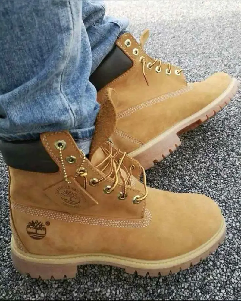 Timberland Suede Boots Wheat 5099 - Image 4