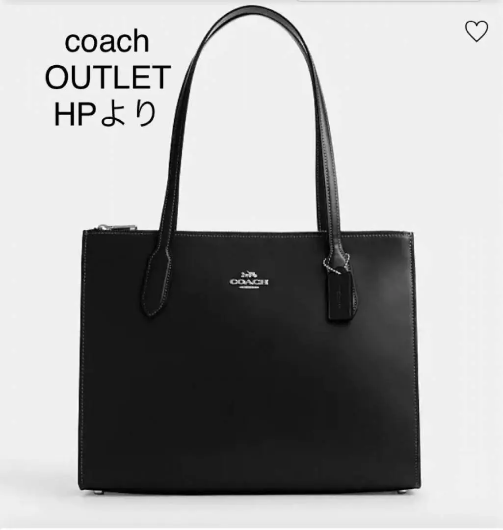 Coach Nina Carryall Premium Tote Bag With OG Box & Dust Bag (Black-808) - Image 3