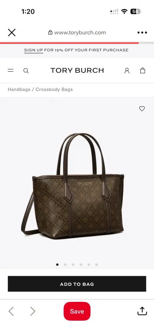 Toryy Burch Perry SmallTote Highend With OriginalMagnetBox DustCover - Image 9