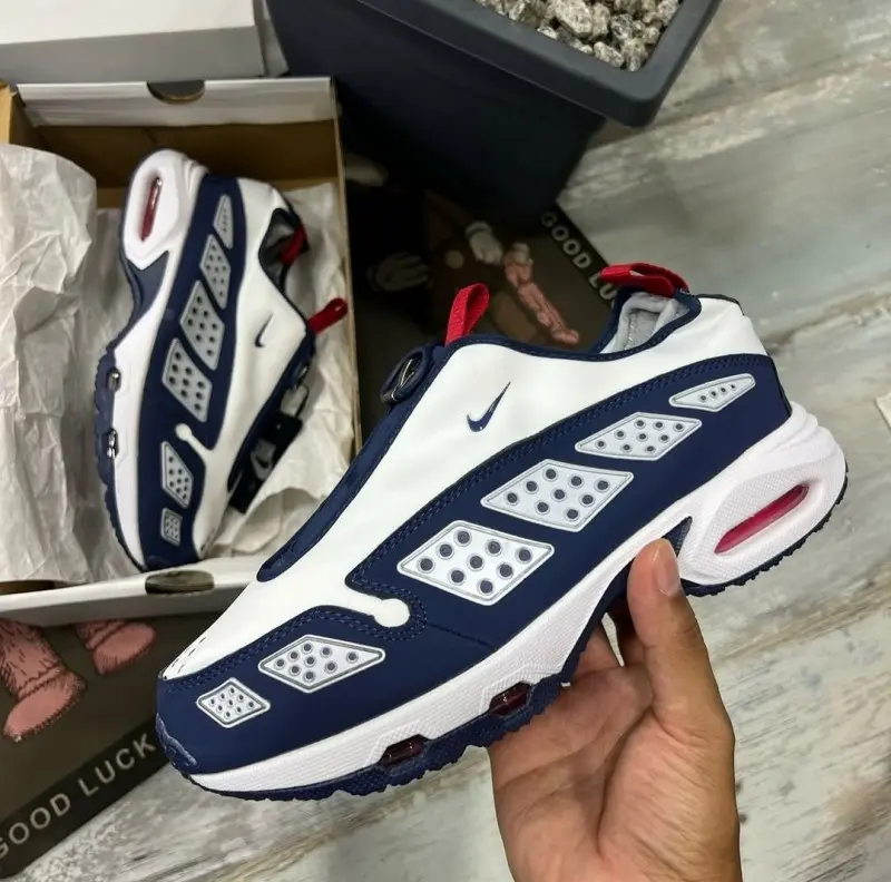 Nike Airmax SNDR White navy - Image 3