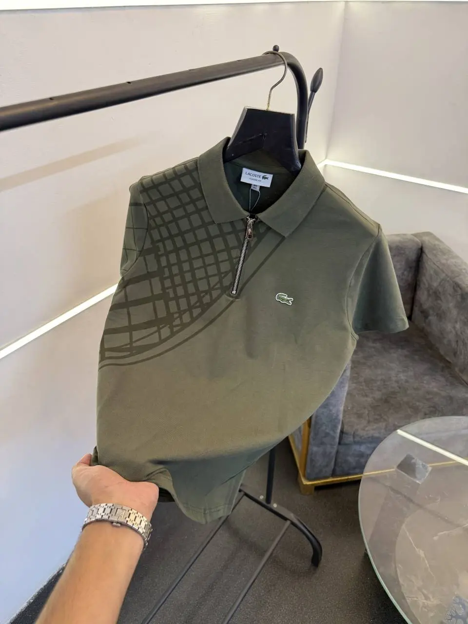 Lacoste imported polo tshirt green - Image 2