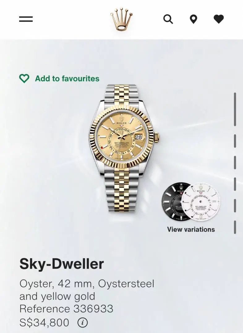 Rolex Oyster perpetual Sky Dweller Z-R Premium - Image 6