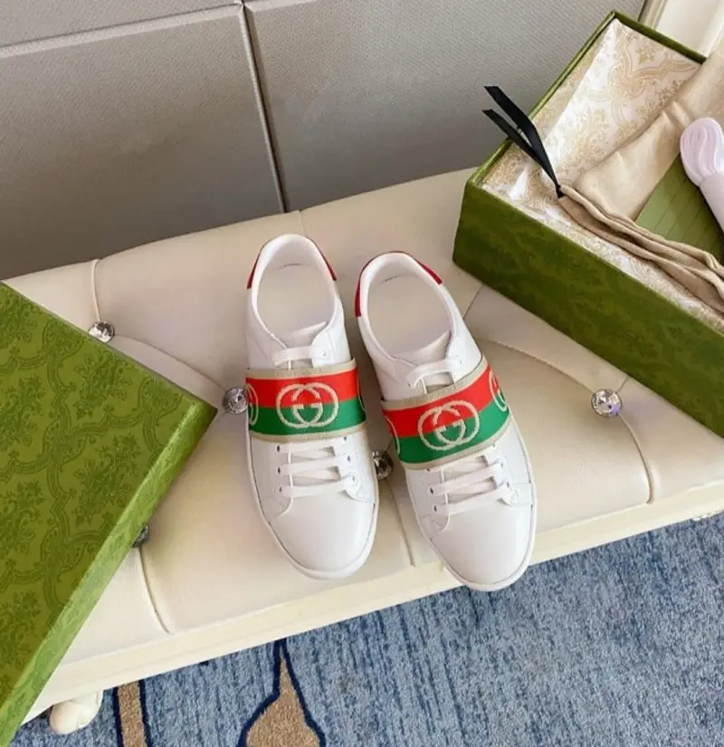 Gucci ace premium sneakers white-- - Image 3