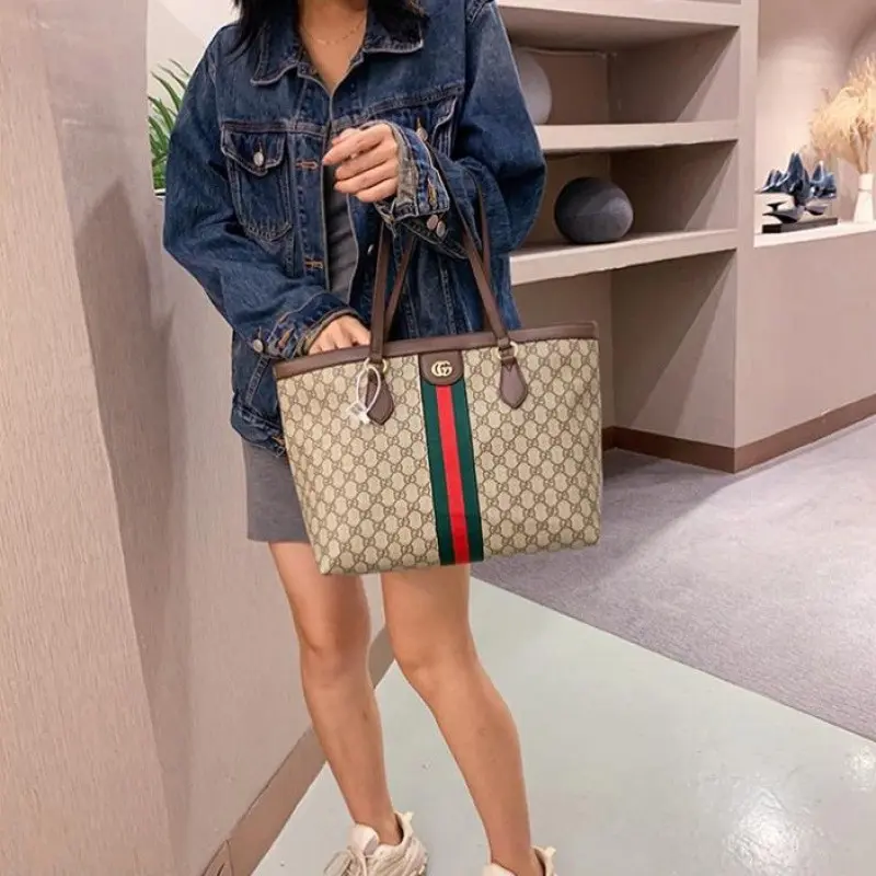 Gucci GG Ophidia Supreme Premium Tote Bag With OG Box & Dust Bag & Tags (Supreme-407) - Image 4