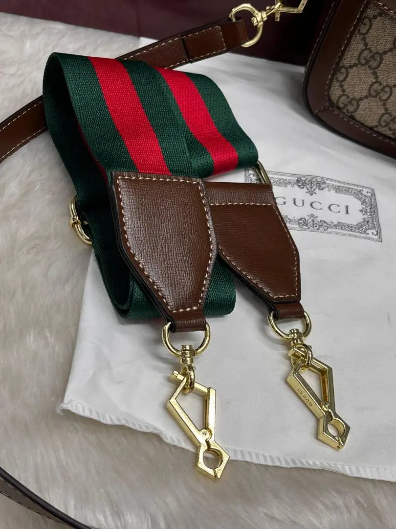 Gucci CB Horsebit 1955 Small ShoulderBag With Premium DoubleBox Packing 2 LongBelt Highend WithCarryBag - Image 3
