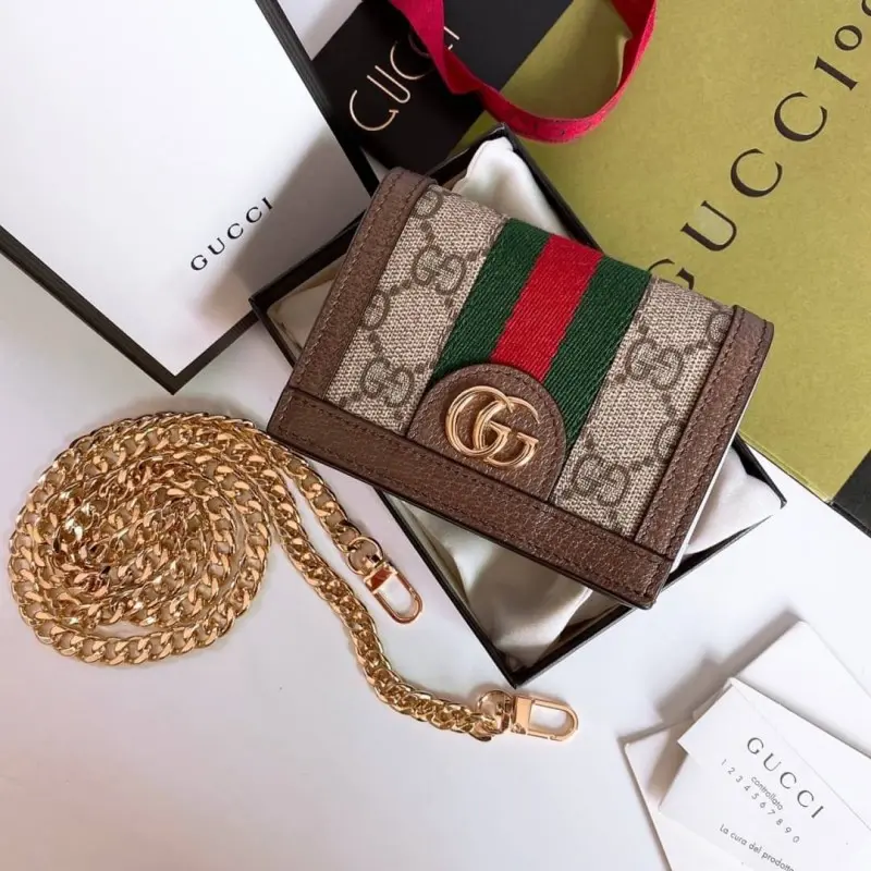 Gucci Ophidia GG Chain On Wallet With OriginalBox - Image 3