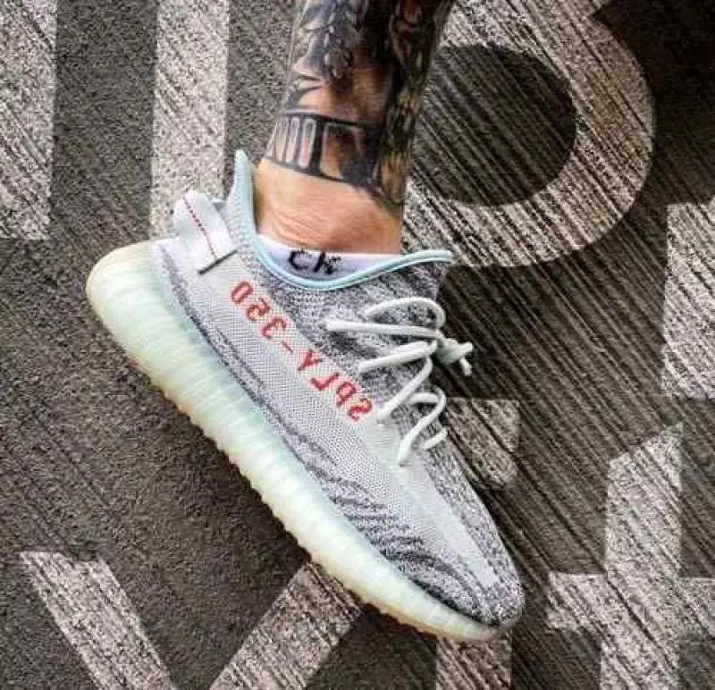 Adidas yeezy 350 v2 blue tint premium semi ua
