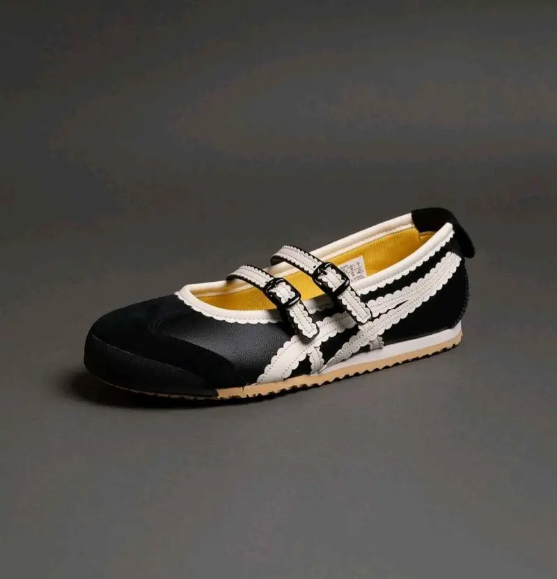 Onitsuka Tiger Mexico 66 TGRS Black Cream Mary Jane 6181 - Image 2