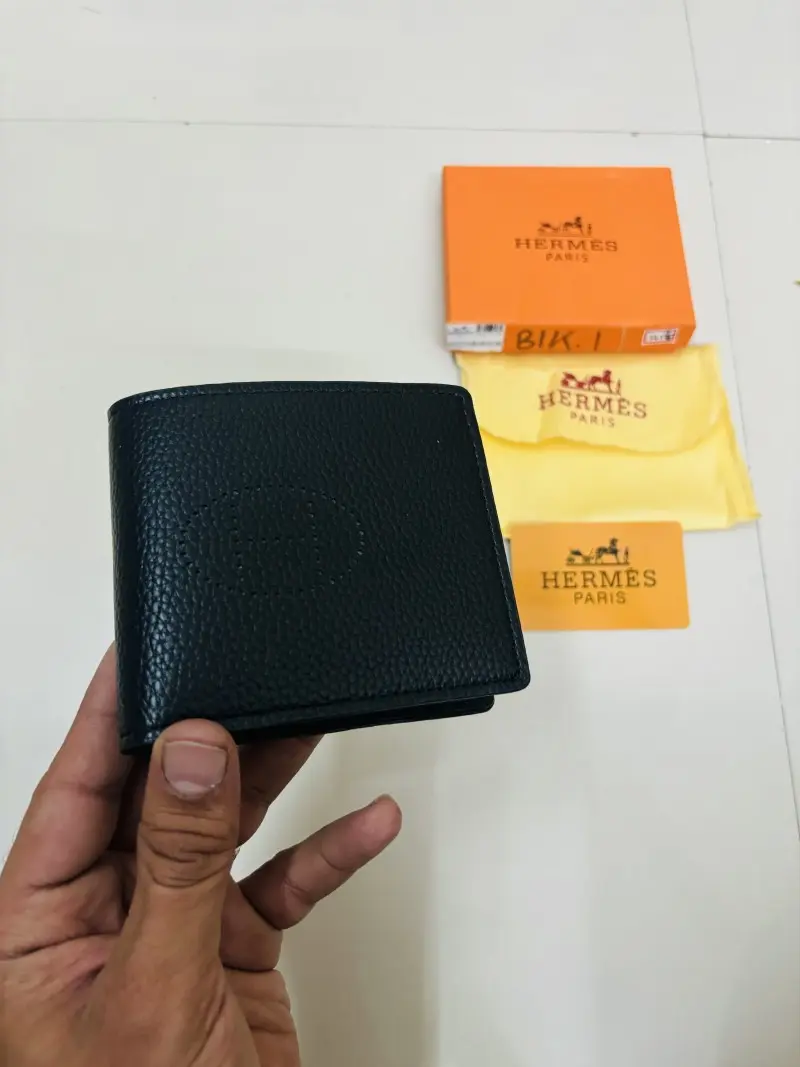 13 HERMEZ FULL BLACK PREMIUM QUALITY WALLET WITH BOX
