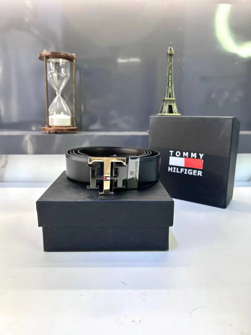 Tommy Hilfigar Black Golden Belt Fa 216 - Image 2