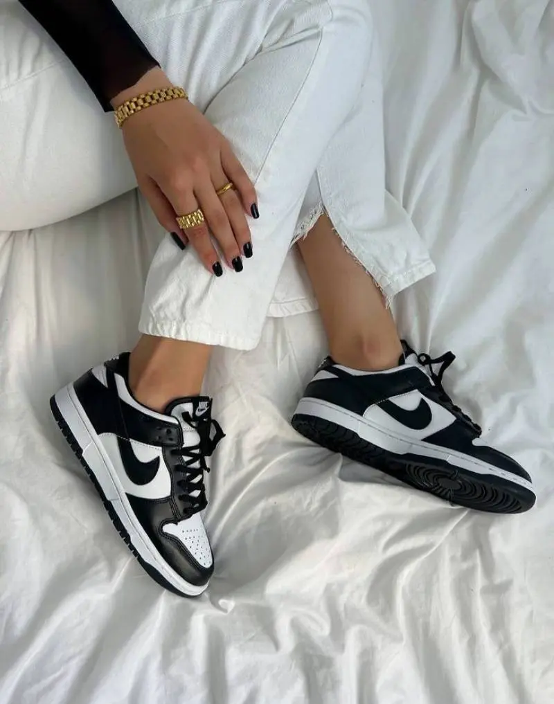 Dunk Low Panda Black White For Women 416 - Image 3