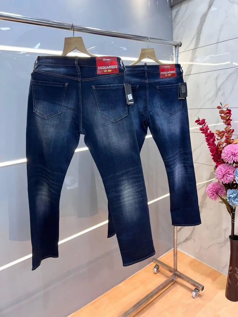 Dsquare D Green Shade Premium Imported Stretchable Lycra Fabric Straight Fit Denim 2961 - Image 5