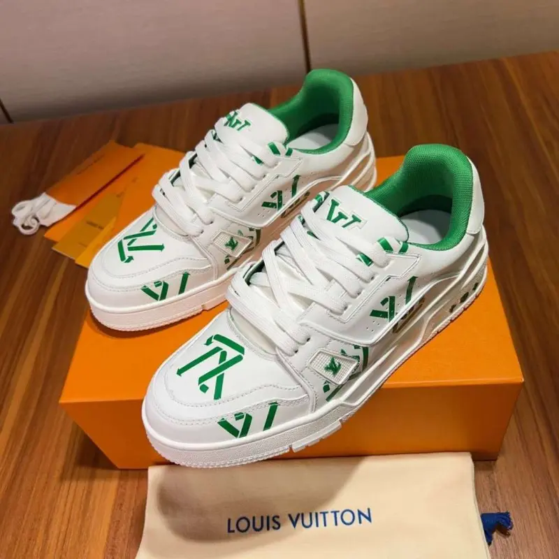 Louis Vuitton LV Trainer LV Green Print - Image 4