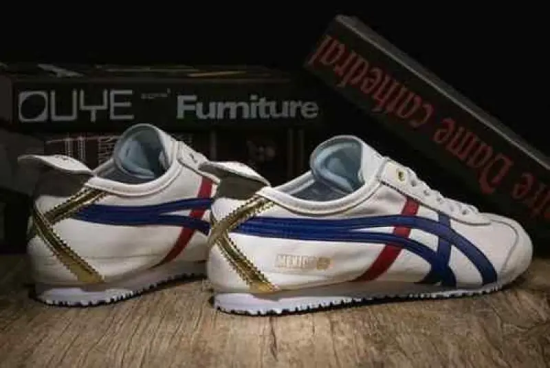 Onitsuka Tiger Mexico 66 White Blue Gold - Image 3