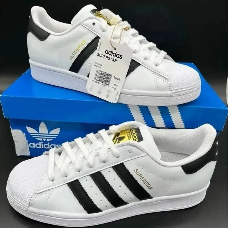 Adidas Superstar White Black Leather Fix #170