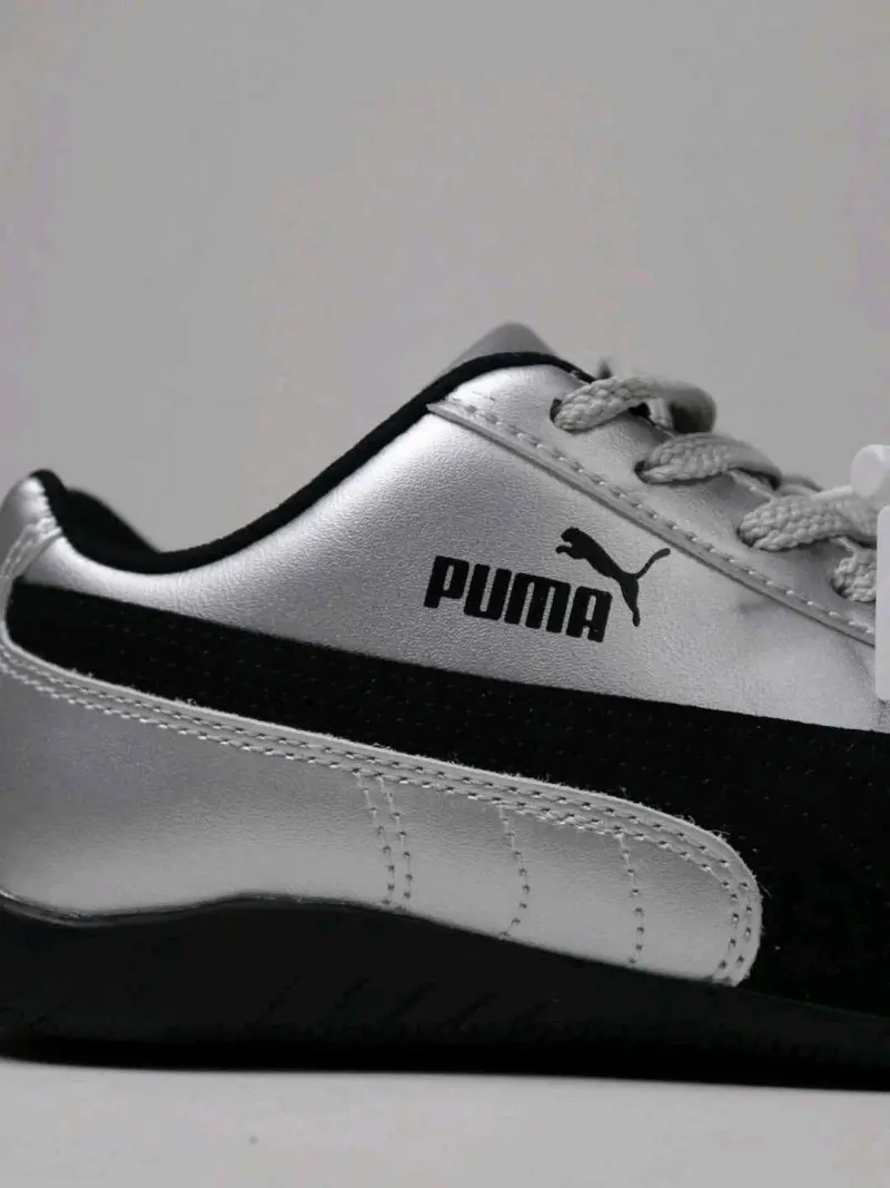 Puma Speedcat Metallic Silver Black 6066 - Image 2