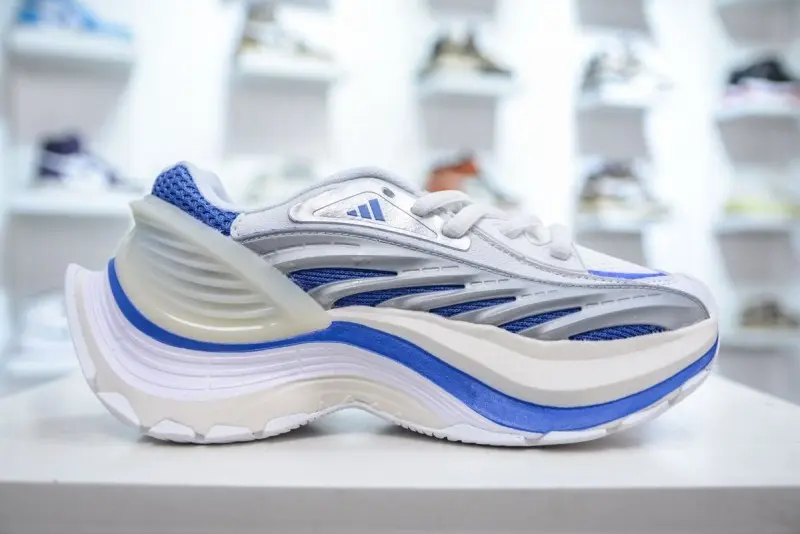 Adidas XLG White Blue--SALE - Image 4