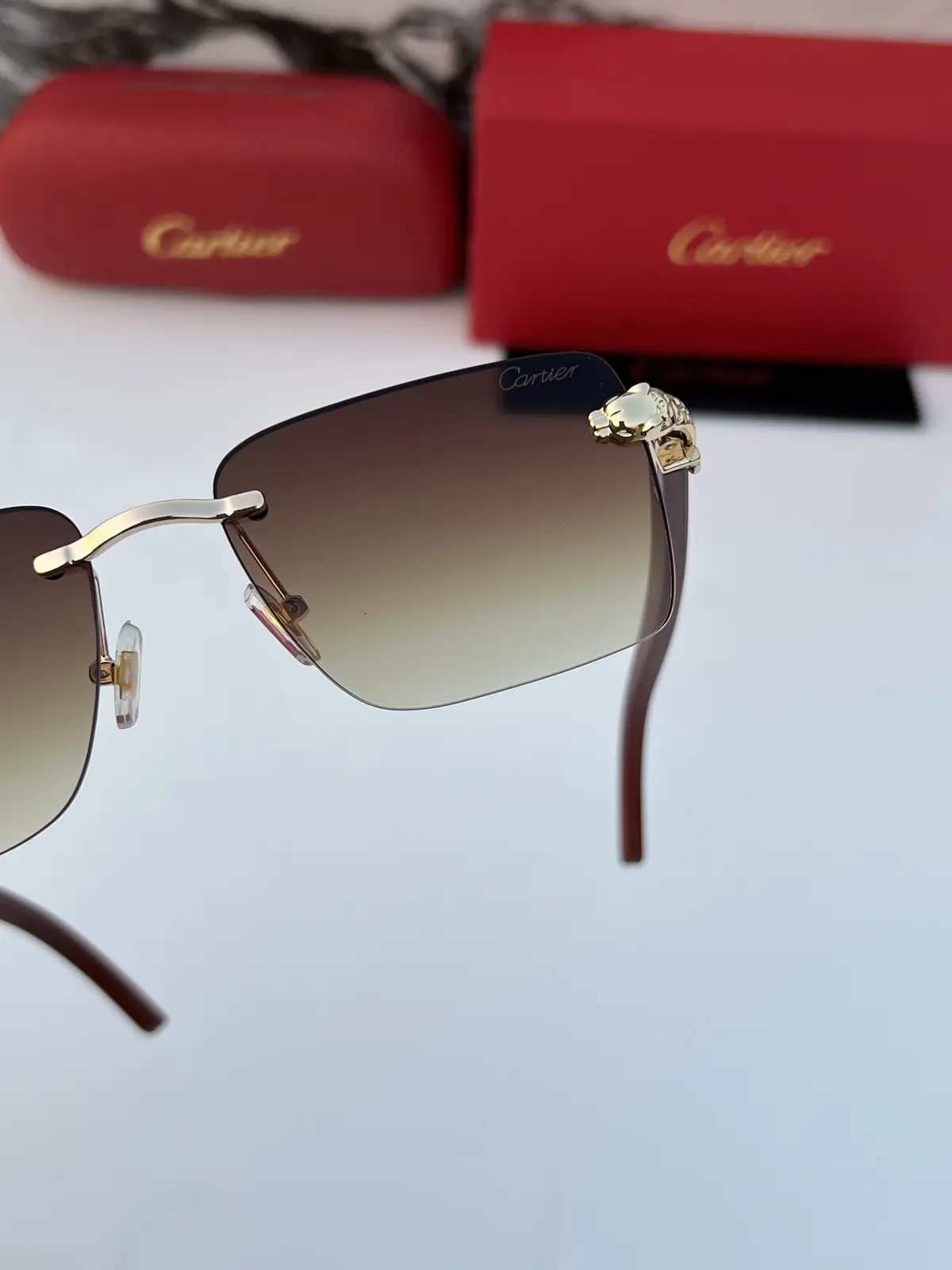 Cartier 3060 gold brown - Image 5