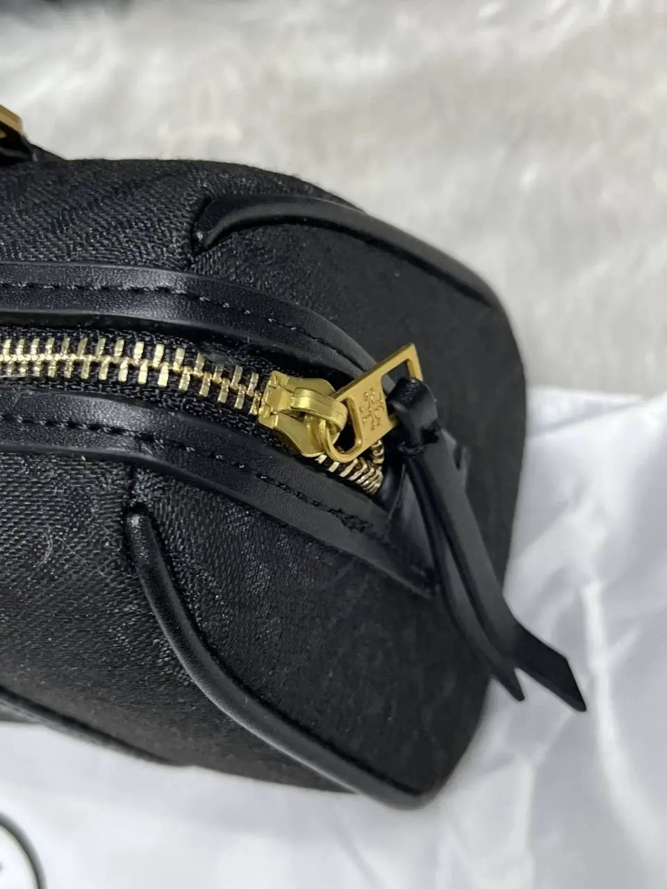 Tori Burch Mini Boston Black With OriginalBox DustCover - Image 6