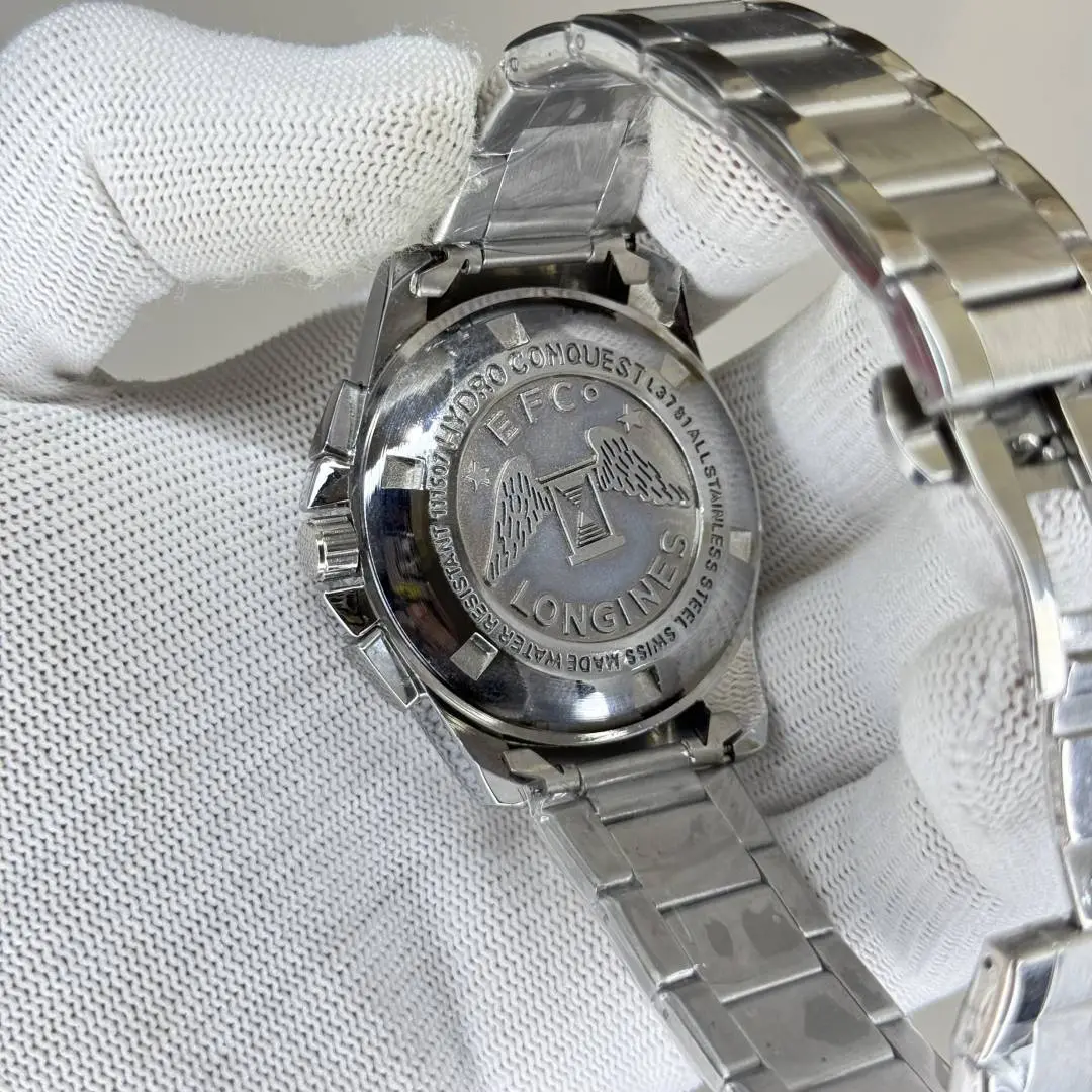 longinezs cronograph Silver Black - Image 4