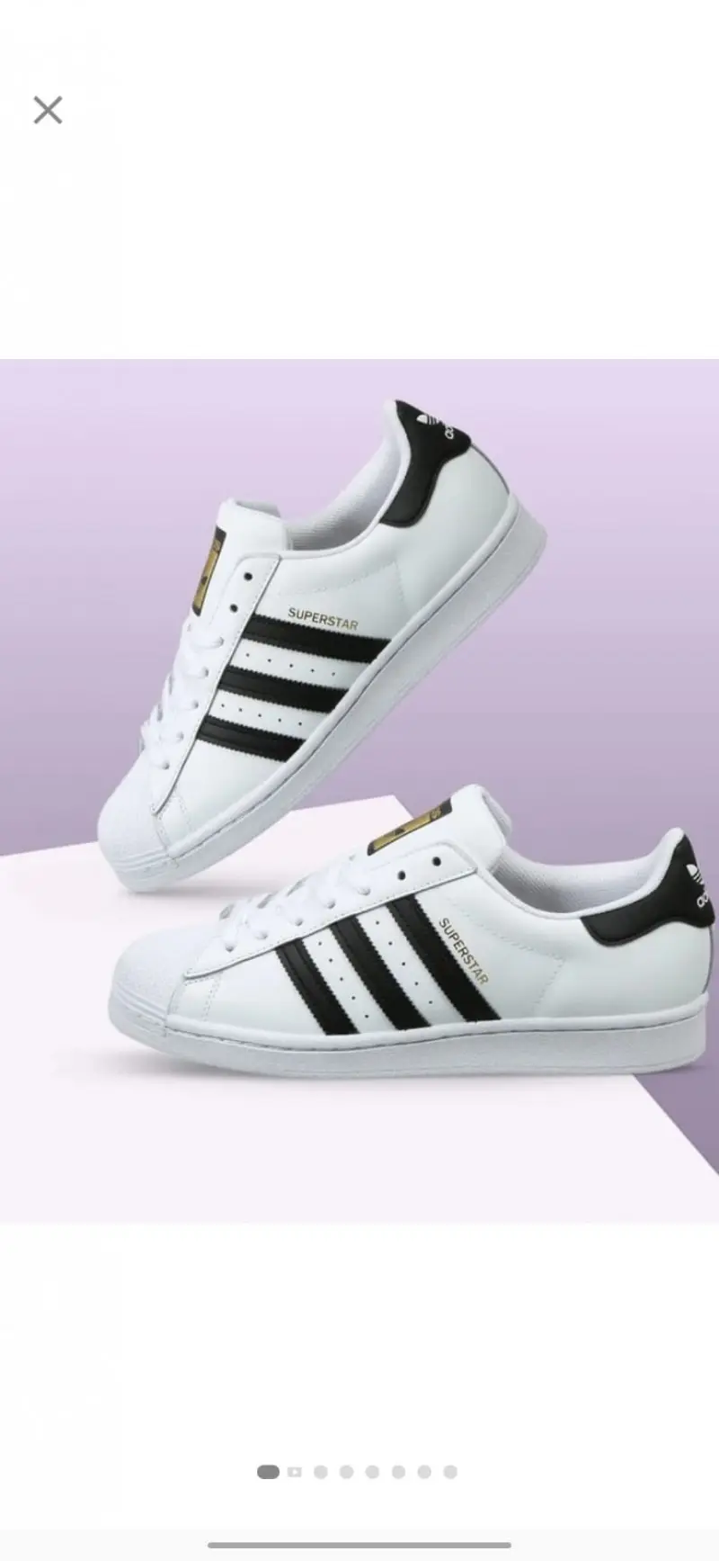 Adidas Superstar White Black Leather Fix #170 - Image 4