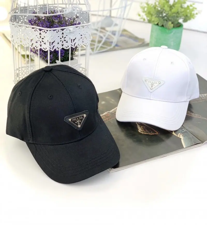 Prada Re Edition Nylon Black Front Logo Premium Unisex Cap (With Safety Box) - Image 6