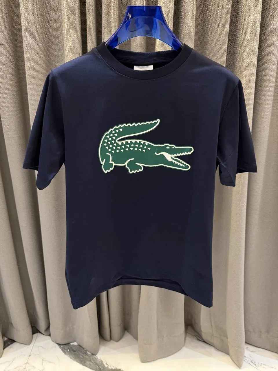 Lacoste Premium Navy Store Article Tshirt - Image 2