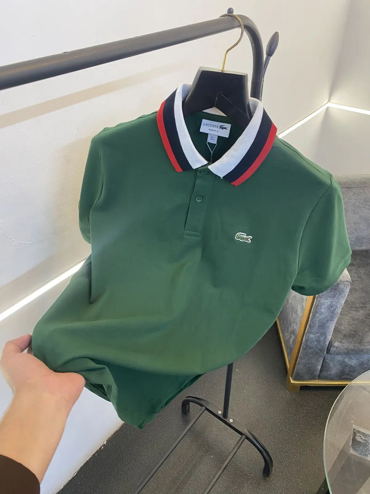 Lacoste imported polo tshirt green - Image 2