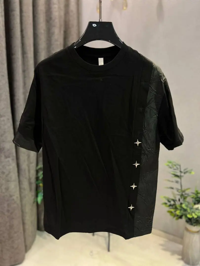 KOREAN IMPORTED HIGH DEMAND ARTICLE T-SHIRT BLACK