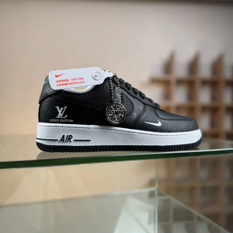 Nike Airforce 107 Low LV Monogram Eclipse Black sale - Image 4