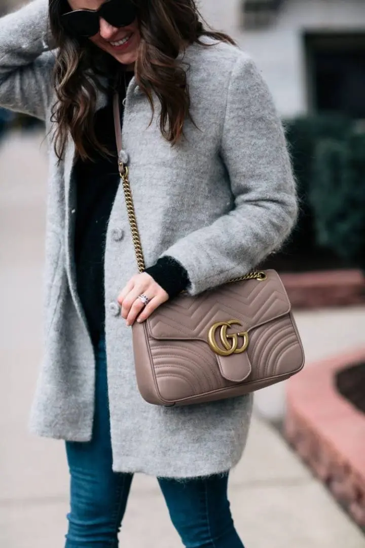 Gucci Marmont Beige Gold With OriginalBox - Image 2