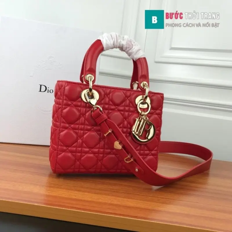 Dior Lady My ABC Gold With OG Box & Dust Bag (Red-736) - Image 3