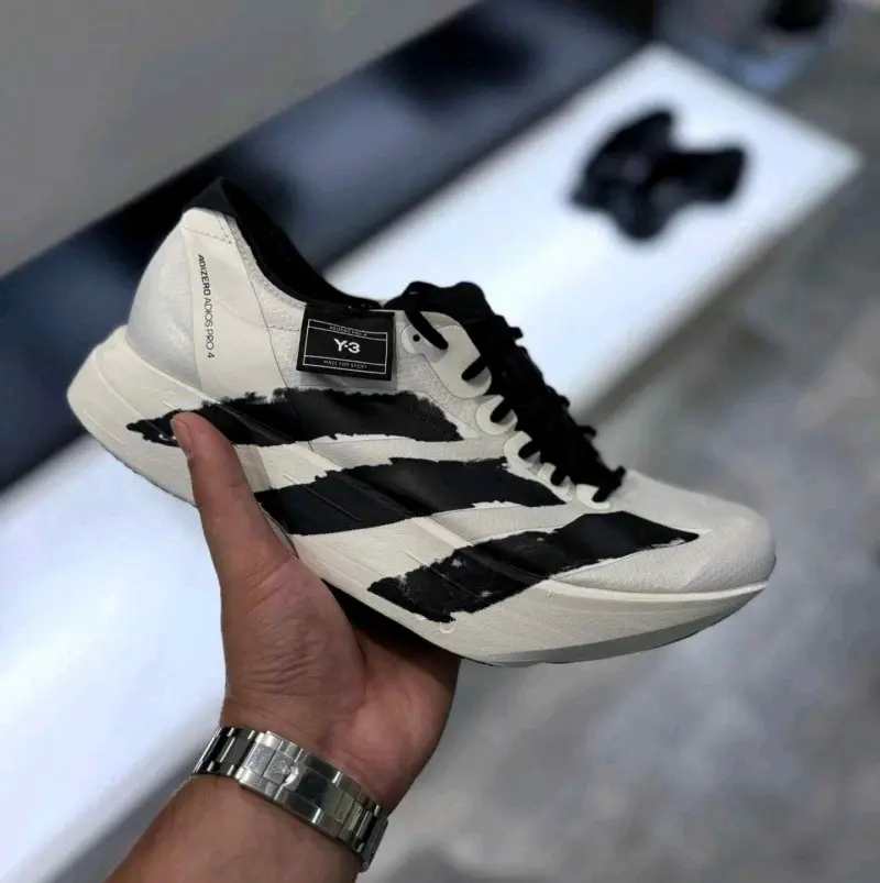 Adidas Y3 Adios Pro 4 Beige Orbit Black - Image 3